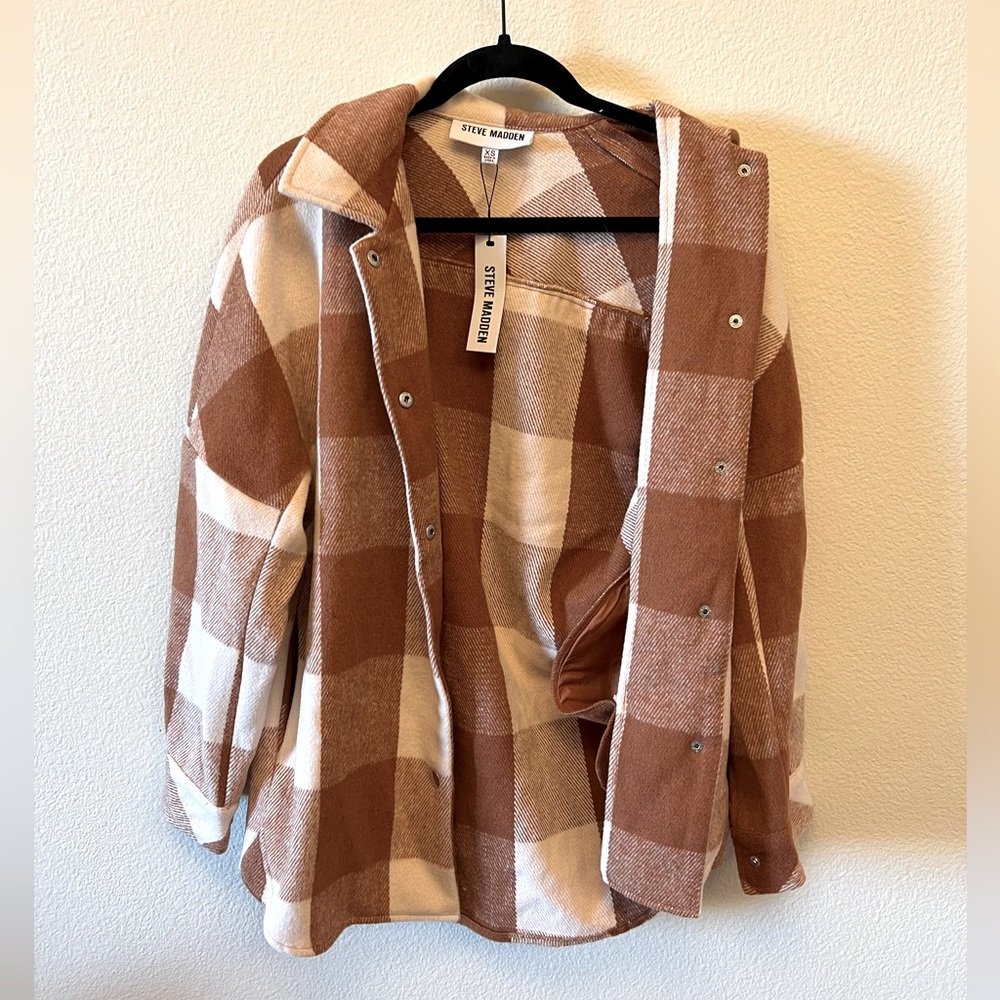 Steve Madden Plaid Shacket